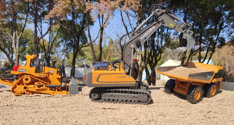 Escavadeira de controle remoto, veículo de esteira, trator de esteira, carro de construção