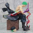Action Figures Zoro One Piece de 15 cm, 2 cabeças
