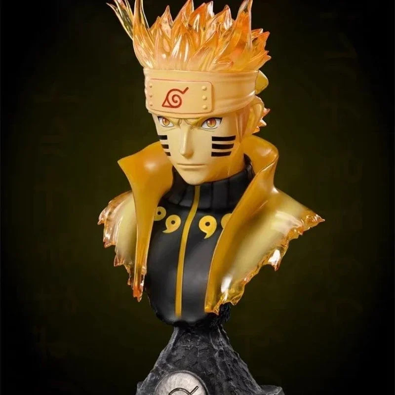 Action Figures Naruto Uchiha Sasuke Namikaze Minato Uchiha Obito Tsunade Estátua Coleção