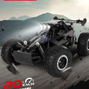 Carro RC 1:16 2WD com luz LED 2.4G 20 km/h de alta velocidade off-road escalada carro de controle remoto