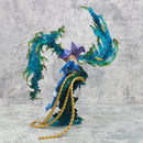 Anime One Piece Piratas do Barba Branca Marco The Phoenix  PVC Action Figure Estátua Coleção 33 cm