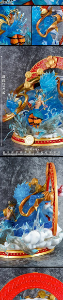 Action Figures 30cm One Piece Thor Enel GK, estátua de mangá