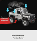 Carro de controle remoto de escalada real com câmera Rc Car Off Road 4x4 Land Rover Defender D90 Modelo Rc Veículo Off-Road