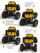 1/24  Motor Brushless/Escova 4WD Off-road Mini Rock Crawler Escalada Veículo