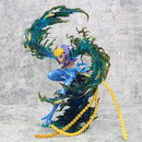 Anime One Piece Piratas do Barba Branca Marco The Phoenix  PVC Action Figure Estátua Coleção 33 cm