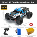 Carro de controle remoto 2,4 GHz RC carro todo-terreno 45 km/h 1:18 Caminhão off-road