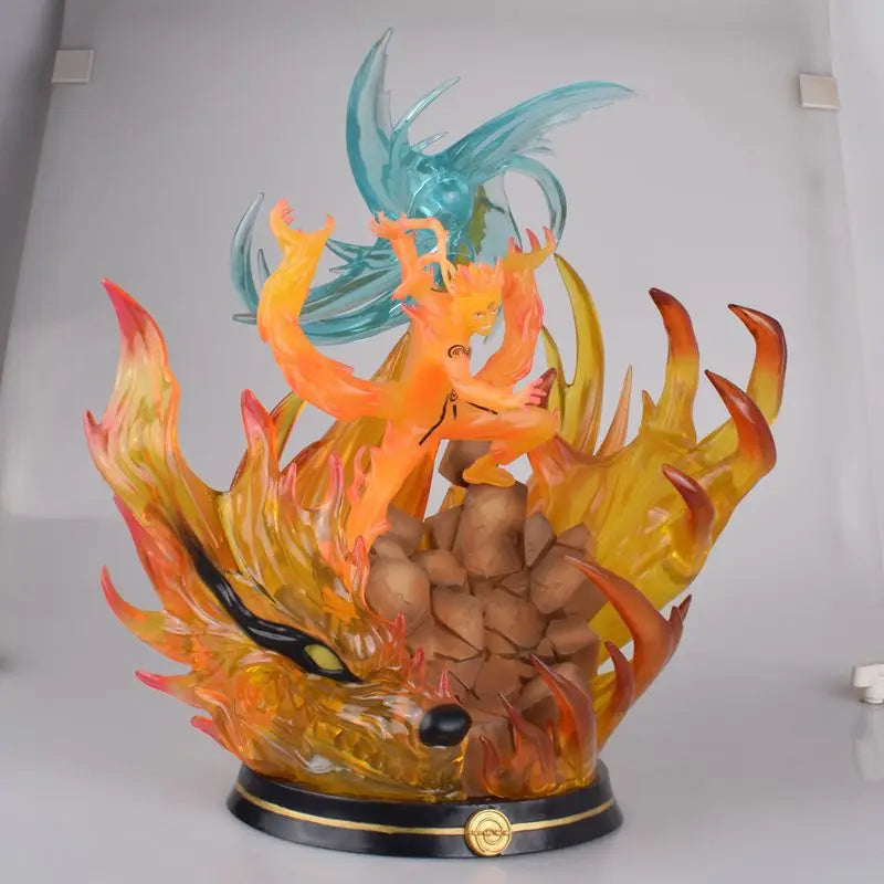 Action Figure Uchiha Sasuke Susanoo Rikudousennin Modelo Iluminado 35 cm