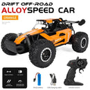 Carro RC 1:16 2WD com luz LED 2.4G 20 km/h de alta velocidade off-road escalada carro de controle remoto