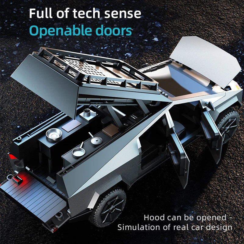 Carro Liga Cybertruck Modelo de carro Simulação Veículo Off-road