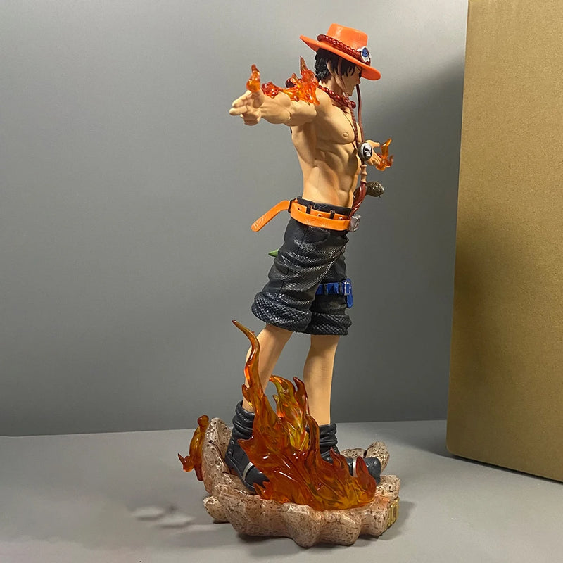Action Figures Ace Portgas D Ace de 28 cm, modelo colecionável