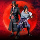 Action Figures 28cm em estoque original banpresto naruto grandista uchiha itachi uchiha sasuke genuíno modelo em caixa