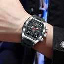 Relógio Masculino LIGE Luxo À Prova D'água Quartzo