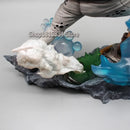 Figuras de ação de anime ONE PIECE Bartholemew Kuma One Piece PX-0 com LED que muda de mãos, coleção de modelos de PVC