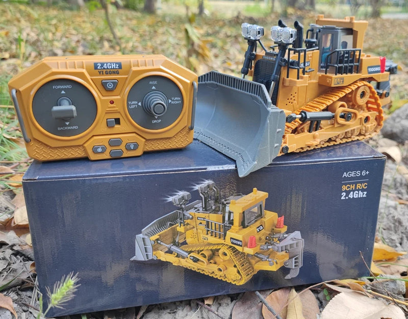 Escavadeira de controle remoto, veículo de esteira, trator de esteira, carro de construção