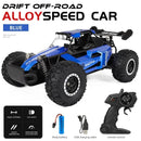 Carro RC 1:16 2WD com luz LED 2.4G 20 km/h de alta velocidade off-road escalada carro de controle remoto