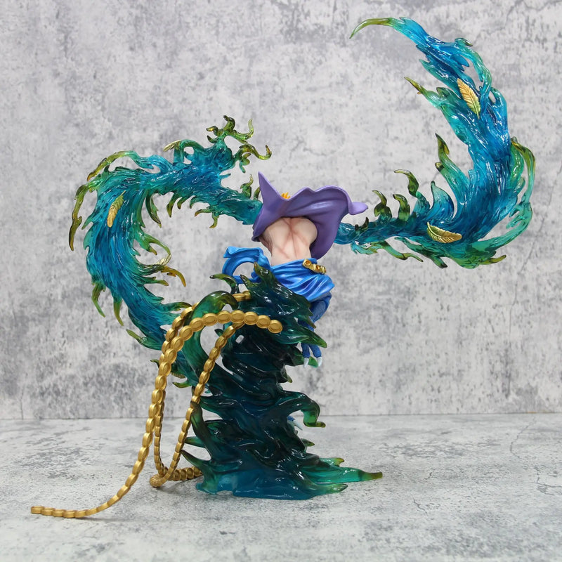 Anime One Piece Piratas do Barba Branca Marco The Phoenix  PVC Action Figure Estátua Coleção 33 cm