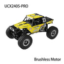 1/24  Motor Brushless/Escova 4WD Off-road Mini Rock Crawler Escalada Veículo
