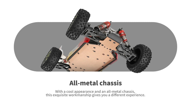 Carro de Corrida 60Km Controle Remoto Alta Velocidade Off-Road Drift Absorção de Choque