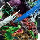 Dragon Ball Broly Gogeta action figure Broly Vs Gogeta 23 cm Modelo de Estatueta de PVC Coleção