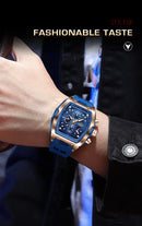 Relógio Masculino LIGE Luxo À Prova D'água Quartzo