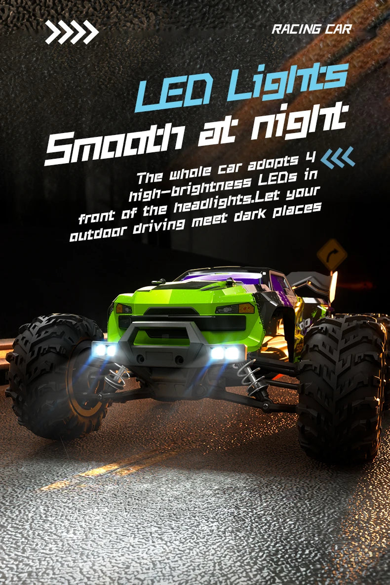 80 km/h carro de controle remoto de alta velocidade sem escova 4x4 off-road drift carro de corrida profissional 1:16 SG116PRO 40 km/h