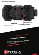 Carro de controle remoto de escalada real com câmera Rc Car Off Road 4x4 Land Rover Defender D90 Modelo Rc Veículo Off-Road