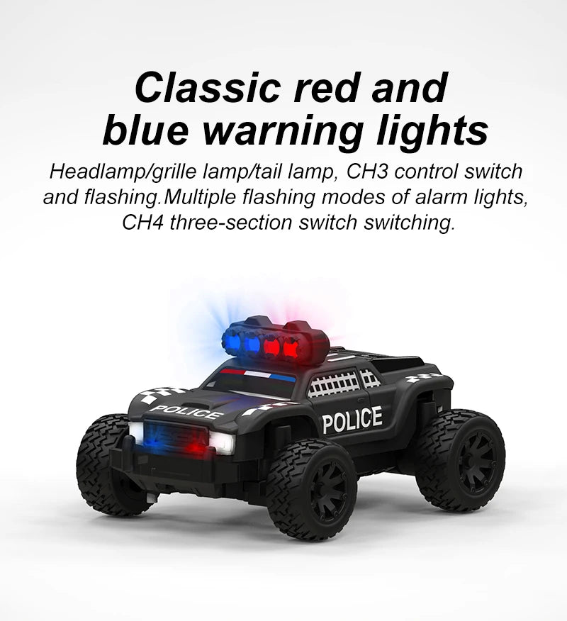 Mini Carro de Brinquedo RTR Totalmente Proporcional com Luzes