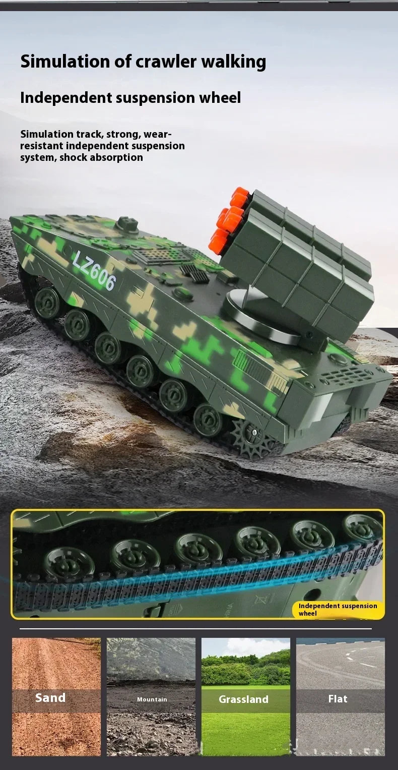 Carro de Controle Remoto Plataforma de Lançamento  Míssil