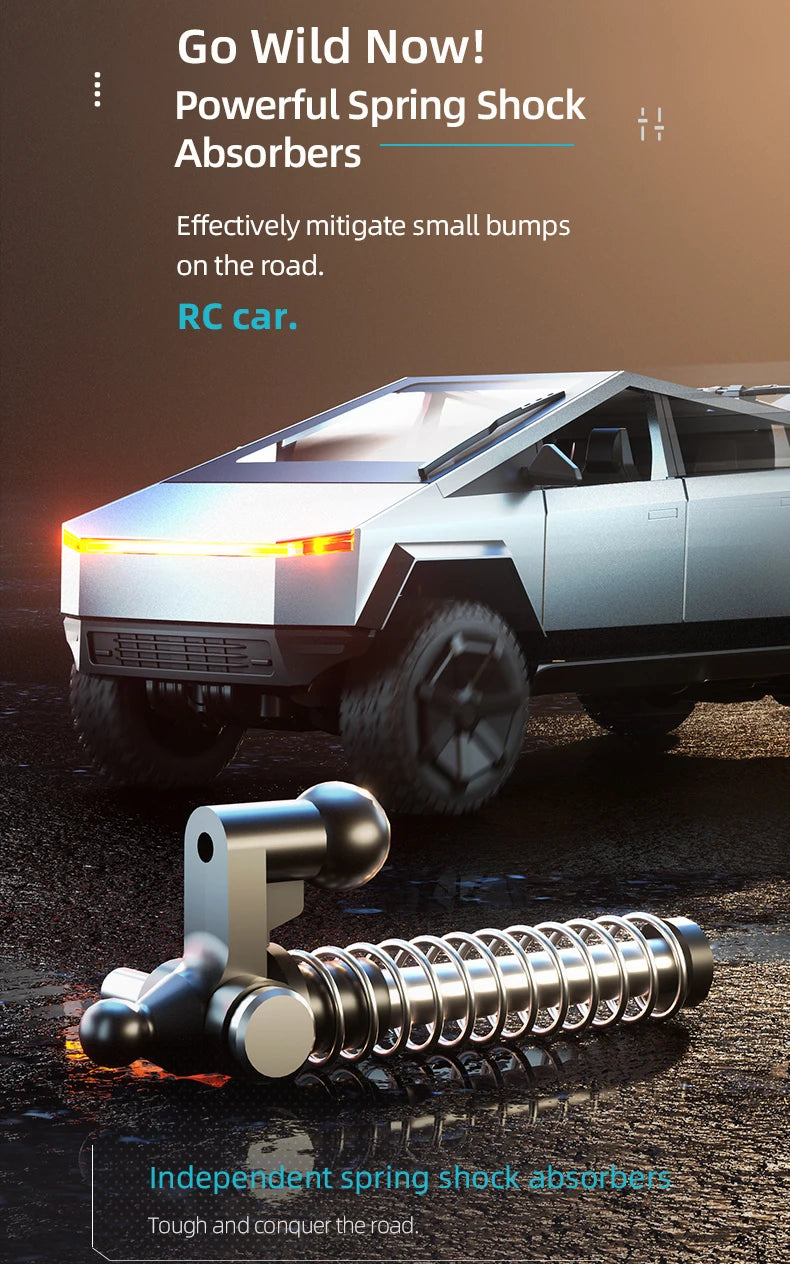 Carro Liga Cybertruck Modelo de carro Simulação Veículo Off-road