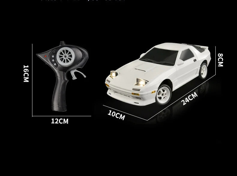 Controle Remoto ESP Giroscópio LED Mini RC Racing