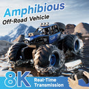 Carro de Controle Remoto  À Prova D'Água Carro de Acrobacias Anfíbio Caminhão Todo-o-Terreno