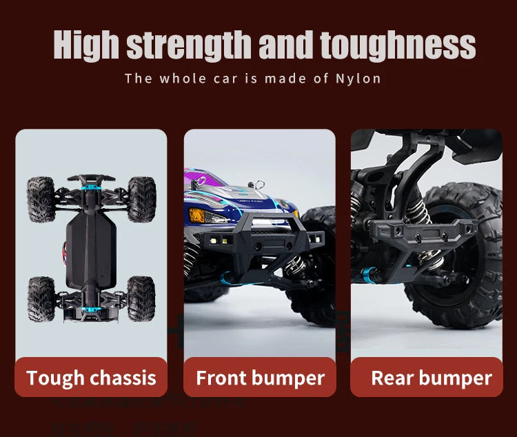 Carro com controle remoto LED Carros de alta velocidade Drift Monster Truck