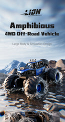 Carro de Controle Remoto  À Prova D'Água Carro de Acrobacias Anfíbio Caminhão Todo-o-Terreno