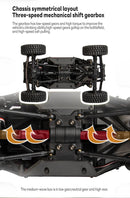 1/24  Motor Brushless/Escova 4WD Off-road Mini Rock Crawler Escalada Veículo