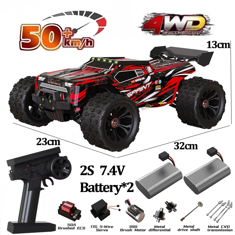 85 km/h carro de controle remoto de alta velocidade off-road drift 1:16 carro de corrida profissional 50 km/h