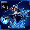 Actio Figures One Piece Aokiji Kuzan, 2 cabeças, 30 cm, estatueta GK, modelo luminoso de PVC com LED