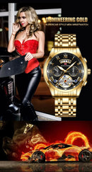 Relógio Masculino Top Luxo Aço Inoxidável Casual