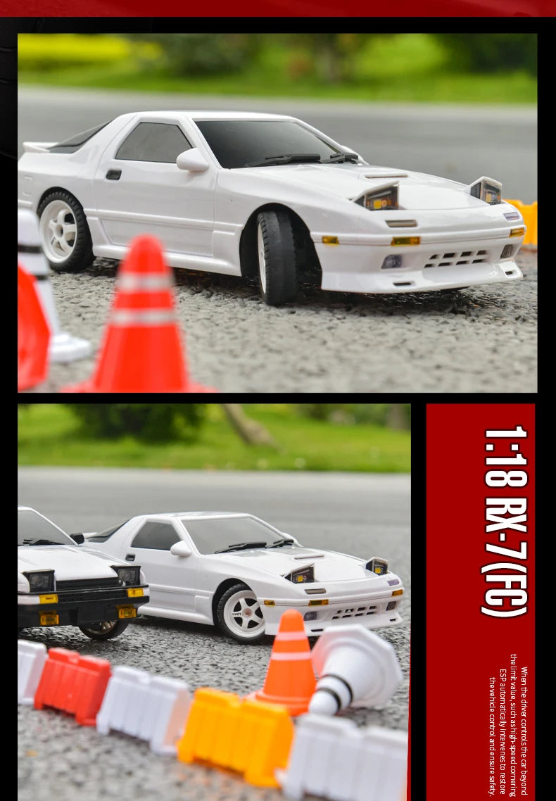 Controle Remoto ESP Giroscópio LED Mini RC Racing