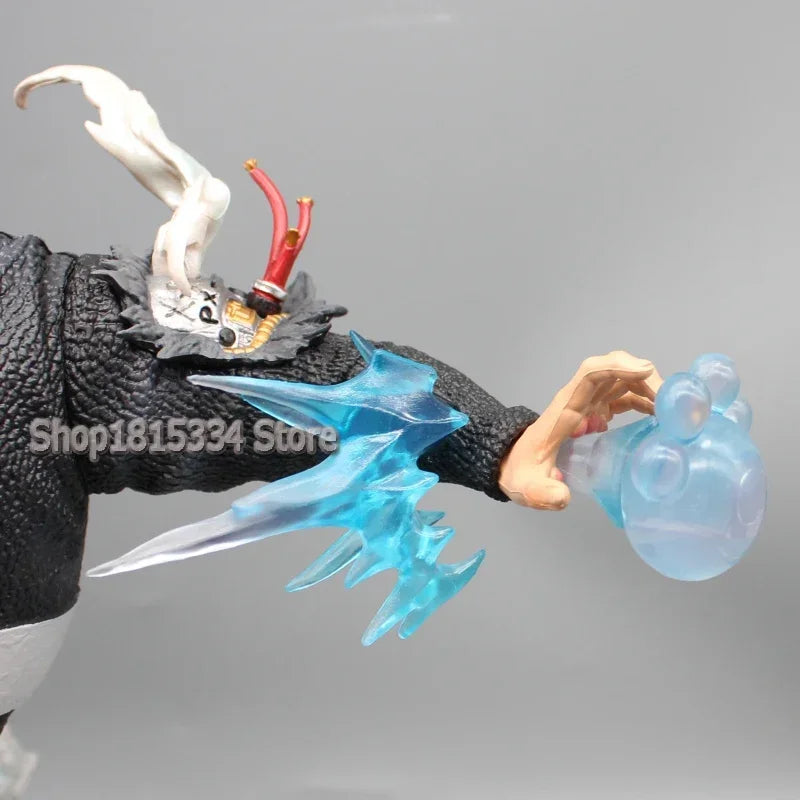 Figuras de ação de anime ONE PIECE Bartholemew Kuma One Piece PX-0 com LED que muda de mãos, coleção de modelos de PVC