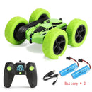 Carro de acrobacias, flip de dupla face, controle remoto 2.4G, rotação de 360 graus, off-road, drift,