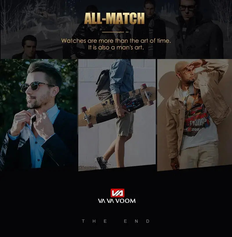 Relógio Masculino Top Luxo Aço Inoxidável Casual
