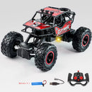 Carro RC 1:16 2WD com luz LED 2.4G 20 km/h de alta velocidade off-road escalada carro de controle remoto