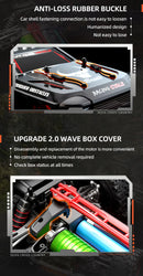 PRO/MAX  Motor 2.4Ghz Carro Remoto 80KM/H Carro de Corrida de Drift de Alta Velocidade Profissional