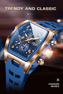 Relógio Masculino LIGE Luxo À Prova D'água Quartzo