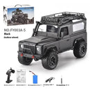 Carro de controle remoto de escalada real com câmera Rc Car Off Road 4x4 Land Rover Defender D90 Modelo Rc Veículo Off-Road