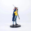 Action figure Luffy de 18 cm, Roronoa Zoro três lâminas,