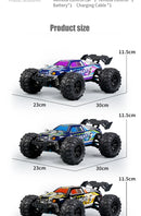 Carro com controle remoto LED Carros de alta velocidade Drift Monster Truck