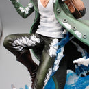 Actio Figures One Piece Aokiji Kuzan, 2 cabeças, 30 cm, estatueta GK, modelo luminoso de PVC com LED