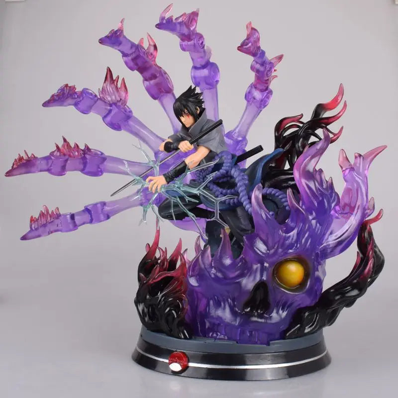 Action Figure Uchiha Sasuke Susanoo Rikudousennin Modelo Iluminado 35 cm