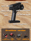 85 km/h carro de controle remoto de alta velocidade sem escova 4x4 off-road drift carro de corrida profissional